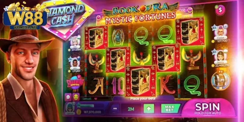 Hướng dẫn cách chơi Slot kim cương W88