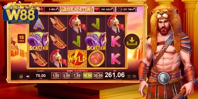 Hướng dẫn cách chơi Slot thần thoại Hy Lạp tại W88